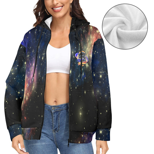 Space City Women's Zip-Up Hoodie