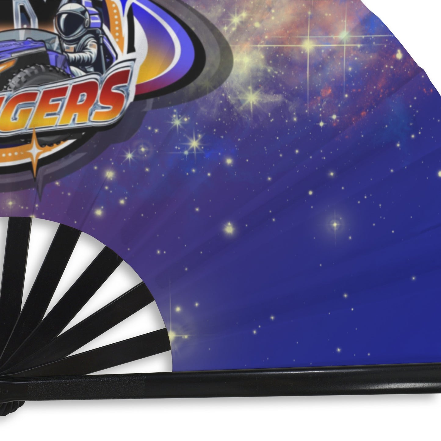 Space City Clack Fans Folding Clack Fan